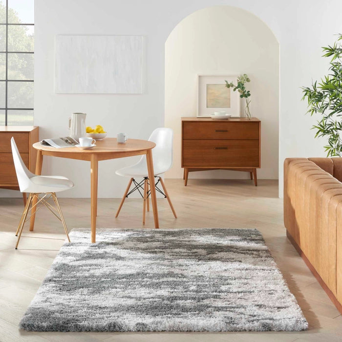 DREAMY SHAG DRS02 Charcoal/Ivory