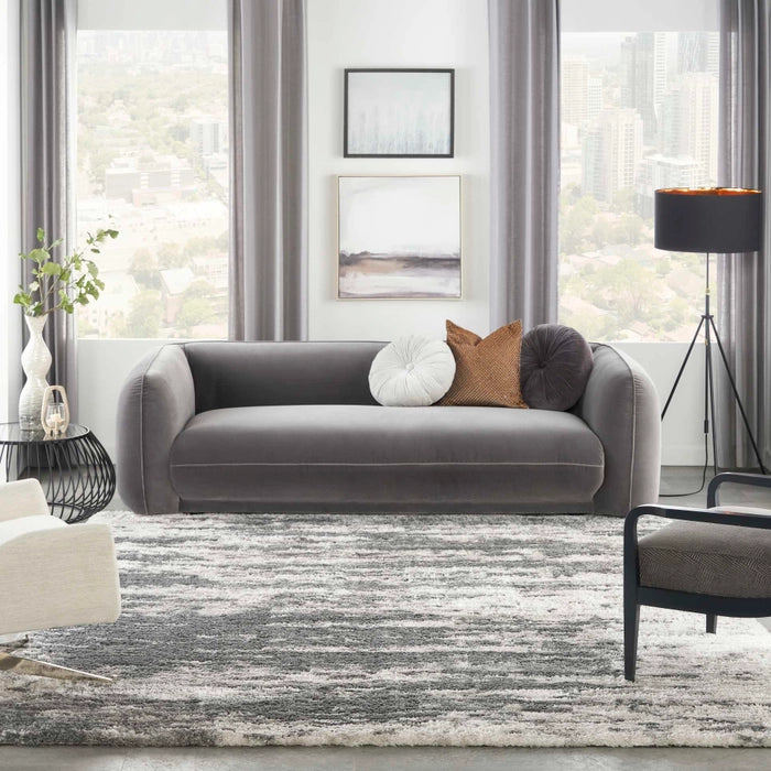 DREAMY SHAG DRS02 Charcoal/Ivory