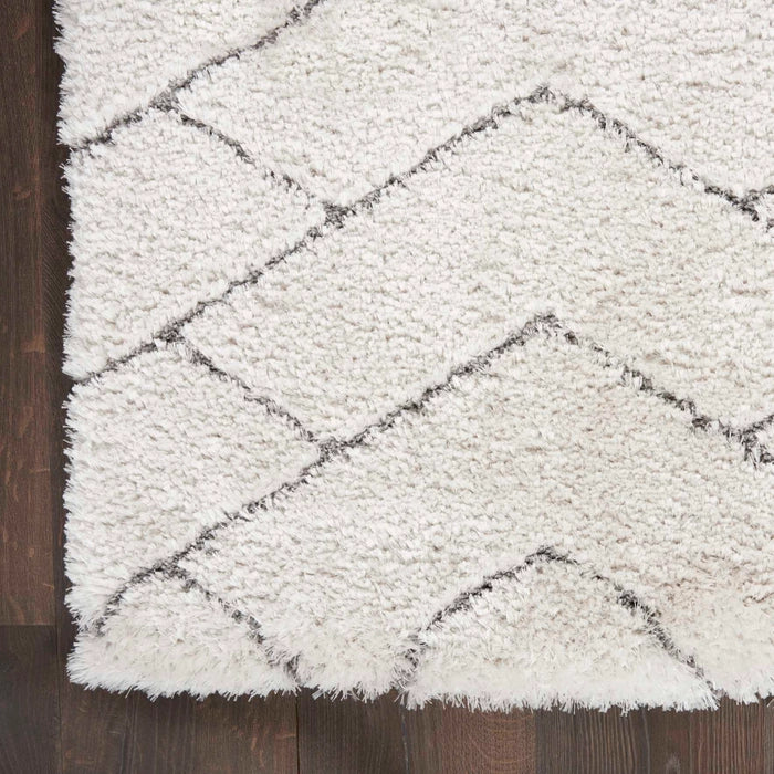 DREAMY SHAG DRS03 Ivory/Grey