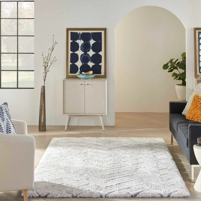 DREAMY SHAG DRS03 Ivory/Grey