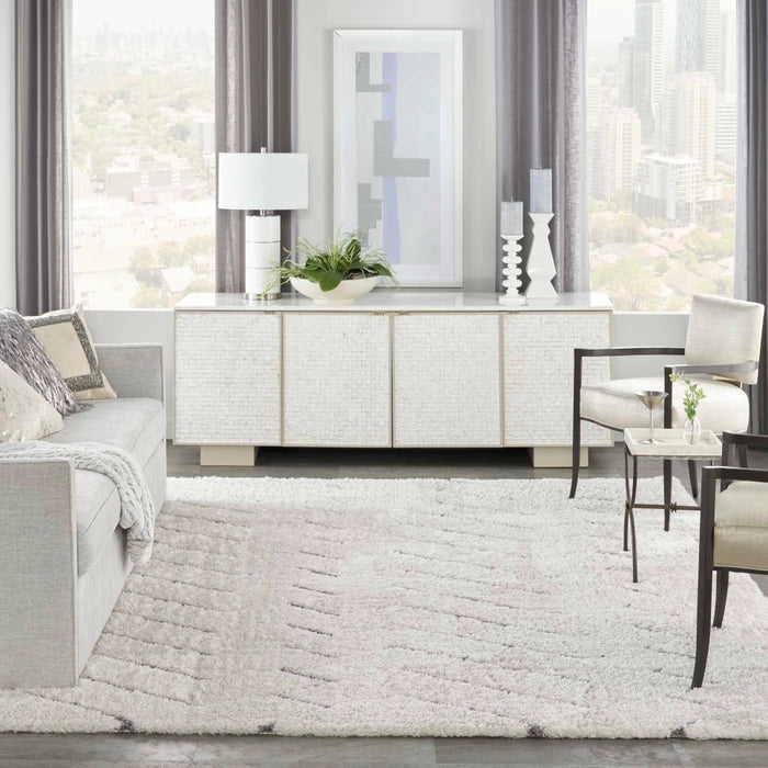 DREAMY SHAG DRS03 Ivory/Grey