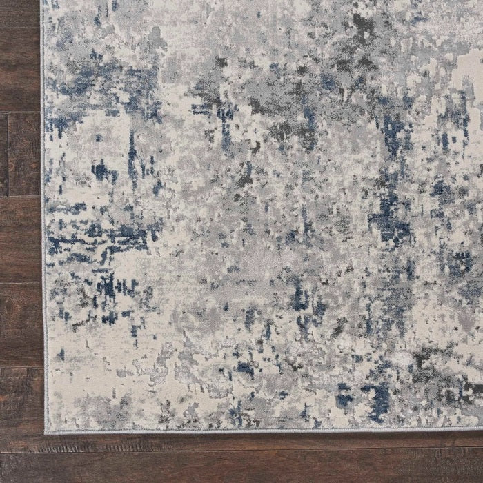 RUSTIC TEXTURES RUS07 IVORY/GREY-BLUE