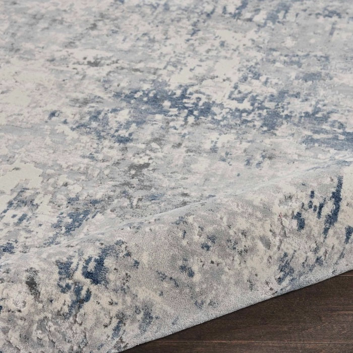 RUSTIC TEXTURES RUS07 IVORY/GREY-BLUE