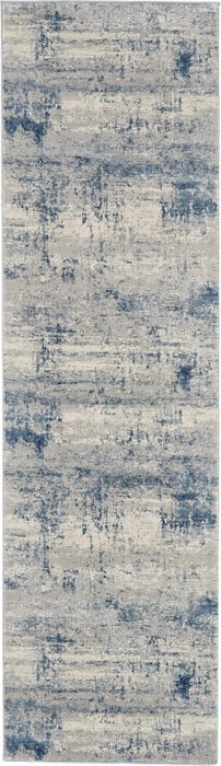 RUSTIC TEXTURES RUS10 IVORY/BLUE