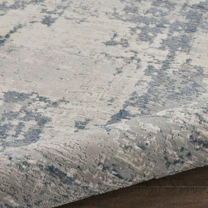 RUSTIC TEXTURES RUS10 IVORY/BLUE