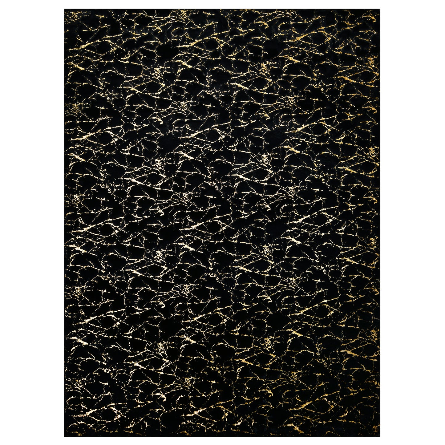 RABBIT FUR FOIL BLACK GOLD