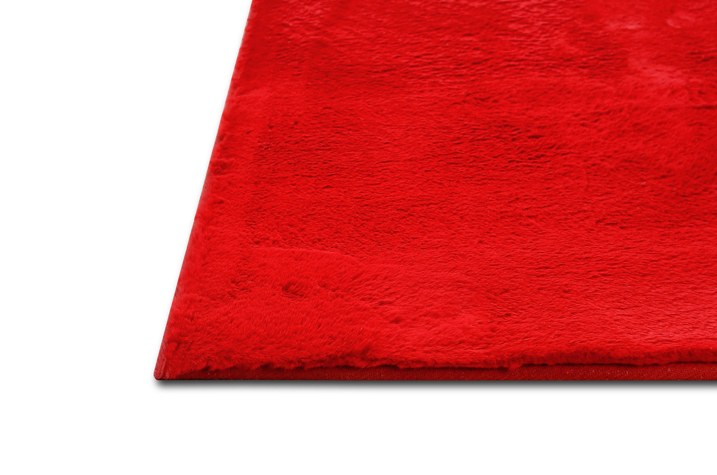 RABBIT FUR SOLID RED