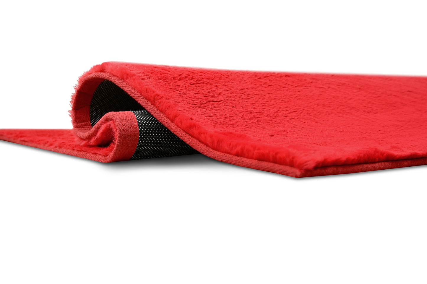 RABBIT FUR SOLID RED