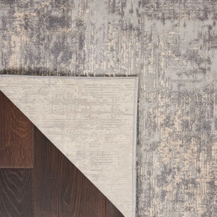 RUSTIC TEXTURES RUS01 IVORY/SILVER