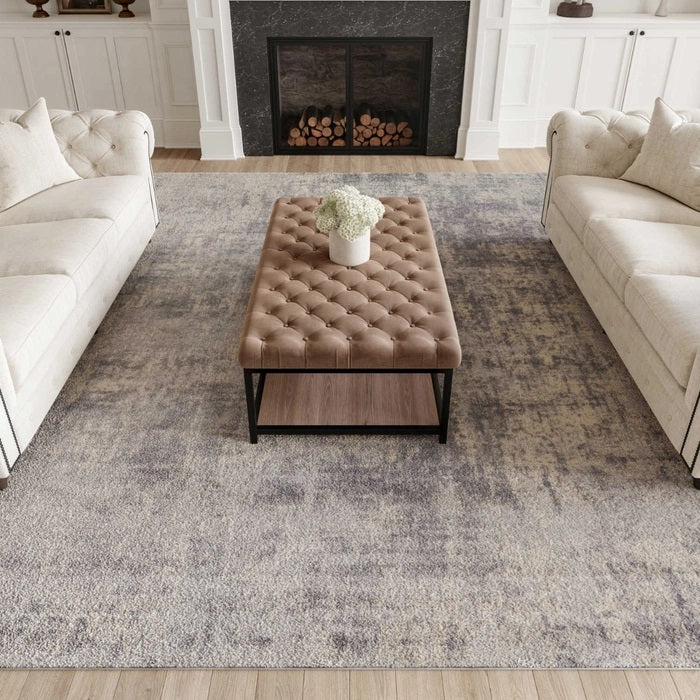 RUSTIC TEXTURES RUS01 IVORY/SILVER