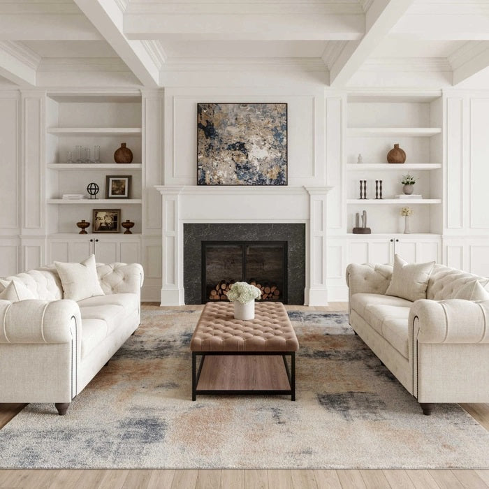 RUSTIC TEXTURES RUS02 BEIGE/GREY