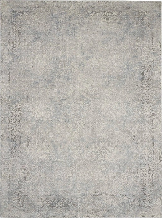 RUSTIC TEXTURES RUS09 IVORY/LIGHT BLUE