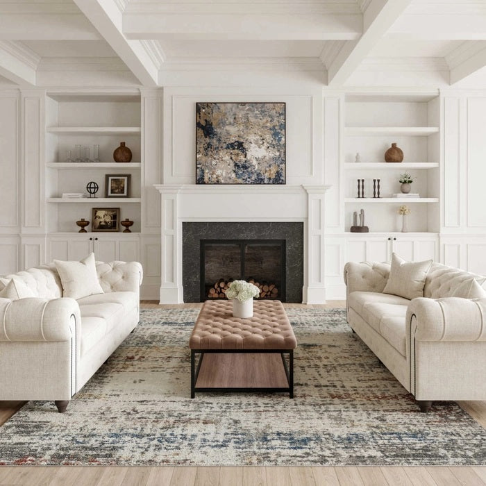 RUSTIC TEXTURES RUS14 LIGHT GREY MULTI