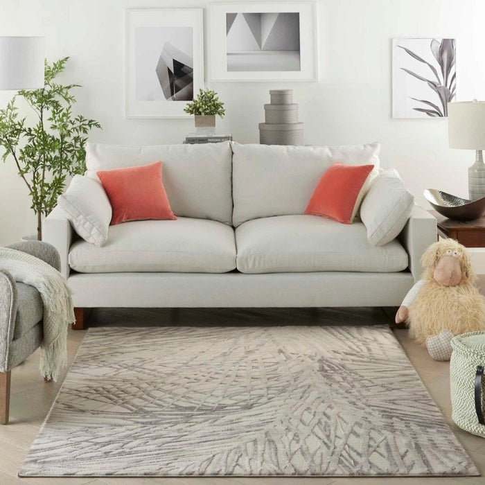 RUSTIC TEXTURES RUS17 IVORY/GREY