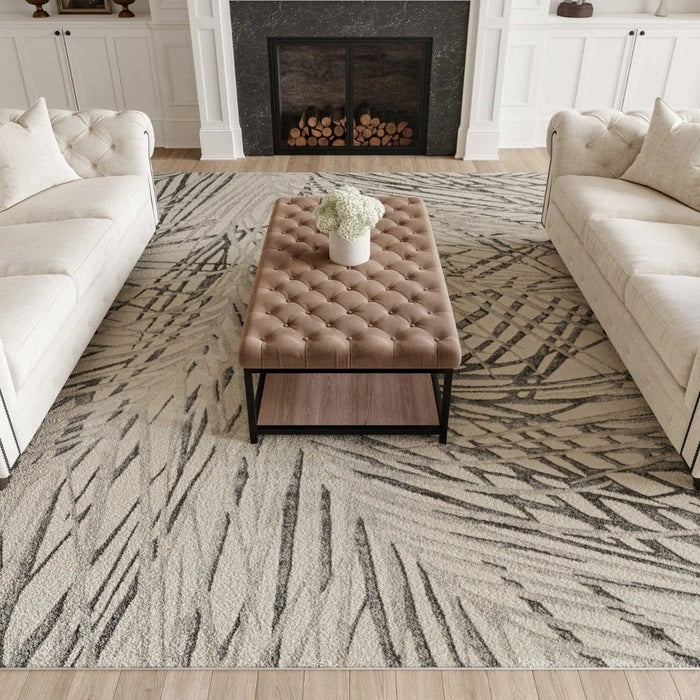 RUSTIC TEXTURES RUS17 IVORY/GREY